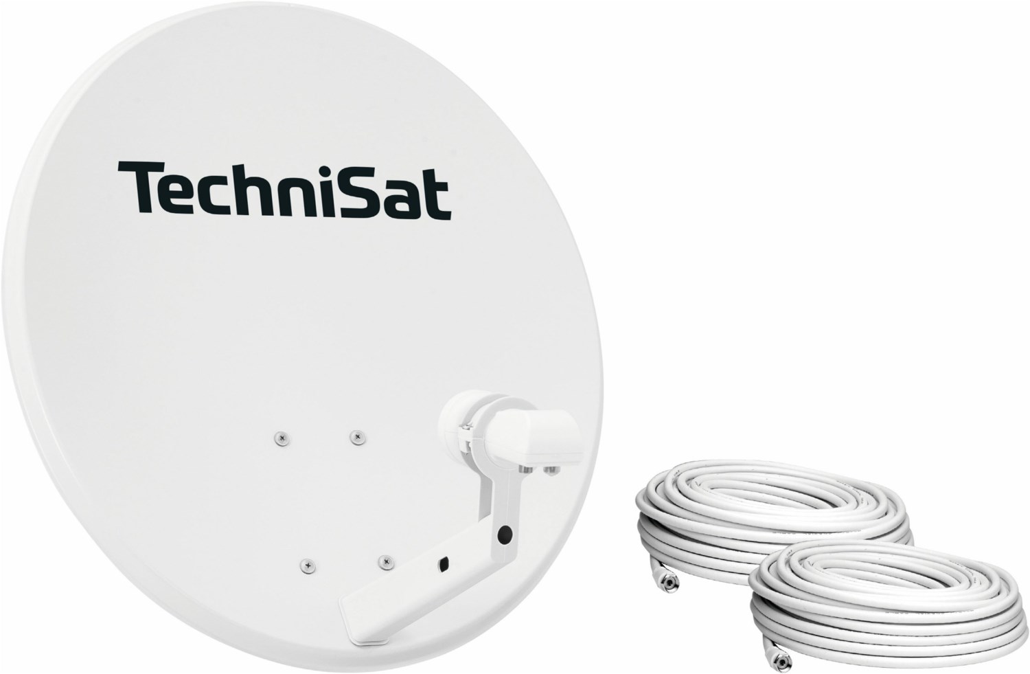 TechniTenne 60 Bundle inkl. Universal-Twin-LNB & 2x 10m COAXSAT-Kabel lichtgrau TechniTenne 60 Bundle inkl. Universal-Twin-LNB & 2x 10m COAXSAT-Kabel lichtgrau von Technisat