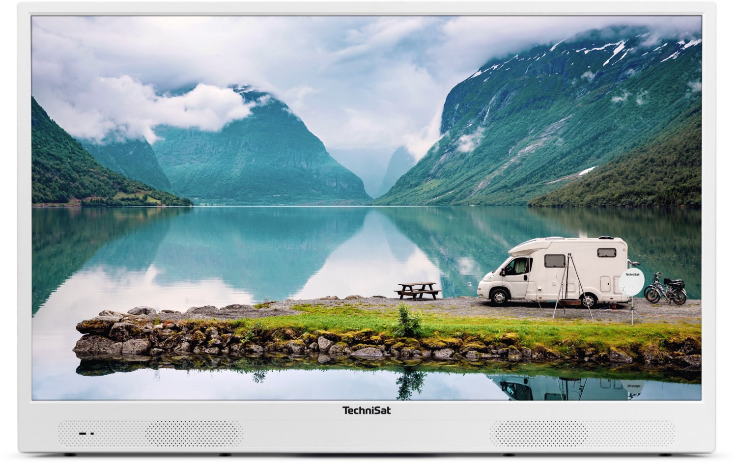 TechniVision HD32AW Mobil 80 cm (32") LCD-TV mit LED-Technik weiß / F von Technisat