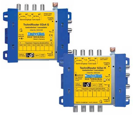 Technirouter 5/2 x 4 G Multischalter-Grundeinheit von Technisat