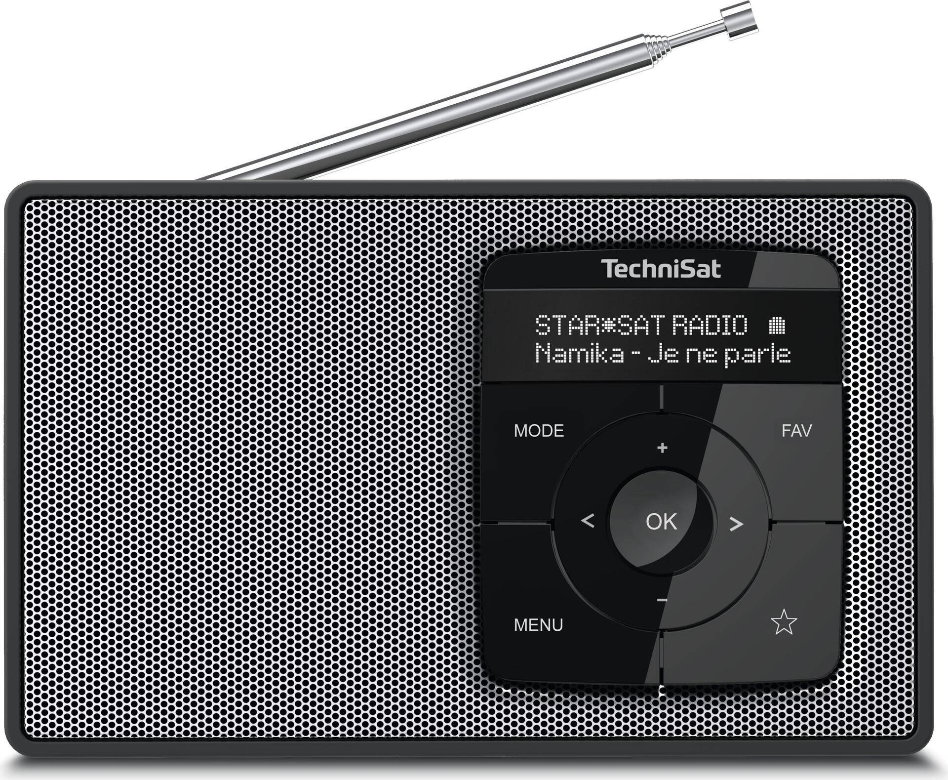 TechniSat DigitRadio 2 Tragbar Digital Schwarz - Silber (0000/3910) von Technisat