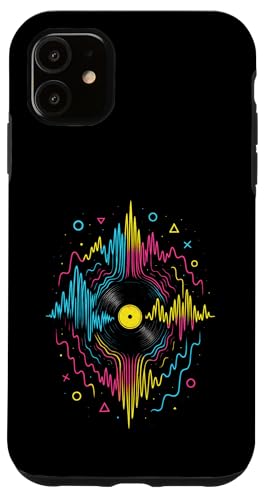 Musik Schallplatte Vinyl Dj Musiker Kopfhörer Hülle für iPhone 11 Musik Schallplatte Vinyl Dj Musiker Kopfhörer Hülle für iPhone 11 von Techno Club Hip Hop Rock Song Disco