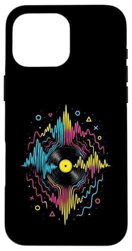Musik Schallplatte Vinyl Dj Musiker Kopfhörer Hülle für iPhone 16 Pro Max Musik Schallplatte Vinyl Dj Musiker Kopfhörer Hülle für iPhone 16 Pro Max von Techno Club Hip Hop Rock Song Disco