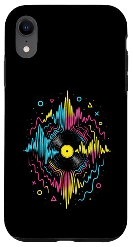 Musik Schallplatte Vinyl Dj Musiker Kopfhörer Hülle für iPhone XR Musik Schallplatte Vinyl Dj Musiker Kopfhörer Hülle für iPhone XR von Techno Club Hip Hop Rock Song Disco