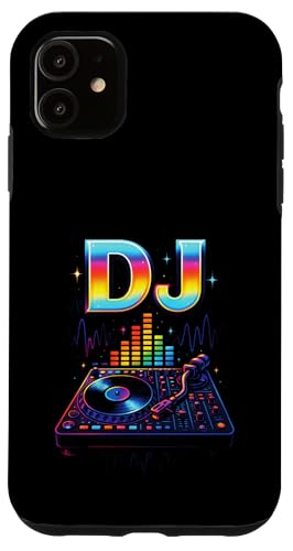 Dj Djane Discjockey Auflegen Mischpult Musikmixer Hülle für iPhone 11 von Techno Club Musik Lied Wochenende Hobby