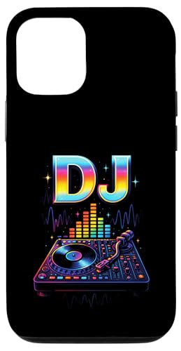 Dj Djane Discjockey Auflegen Mischpult Musikmixer Hülle für iPhone 12/12 Pro von Techno Club Musik Lied Wochenende Hobby
