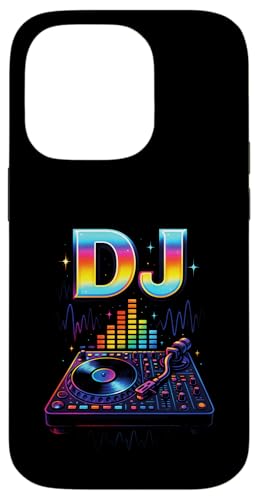 Dj Djane Discjockey Auflegen Mischpult Musikmixer Hülle für iPhone 14 Pro von Techno Club Musik Lied Wochenende Hobby