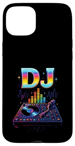 Dj Djane Discjockey Auflegen Mischpult Musikmixer Hülle für iPhone 15 Plus von Techno Club Musik Lied Wochenende Hobby
