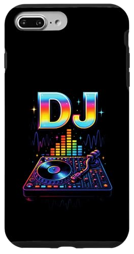 Dj Djane Discjockey Auflegen Mischpult Musikmixer Hülle für iPhone 7 Plus/8 Plus von Techno Club Musik Lied Wochenende Hobby