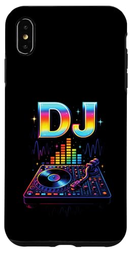 Dj Djane Discjockey Auflegen Mischpult Musikmixer Hülle für iPhone XS Max von Techno Club Musik Lied Wochenende Hobby