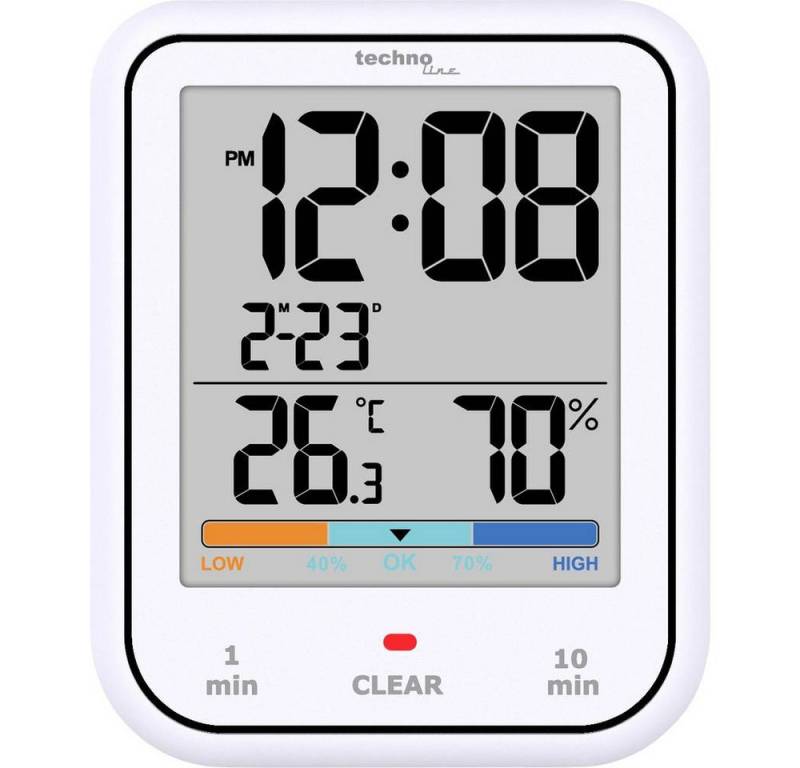 Techno Line Badezimmeruhr mit Duschtimer Smartwatch von Techno Line