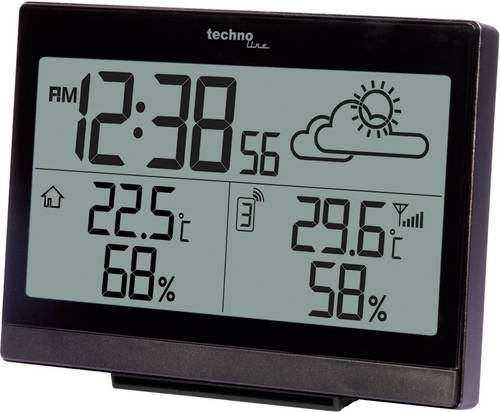 Techno Line WS 9252 WS 9252 Funk-Wetterstation Anzahl Sensoren max. 3 von Techno Line