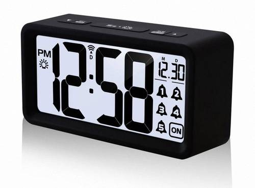 Techno Line WT496 Funk Wecker Schwarz Alarmzeiten 5 Techno Line WT496 Funk Wecker Schwarz Alarmzeiten 5 von Techno Line
