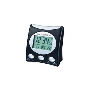 TechnoLine® digitaler Funkwecker WT-221-T schwarz Kunststoff von TechnoLine®