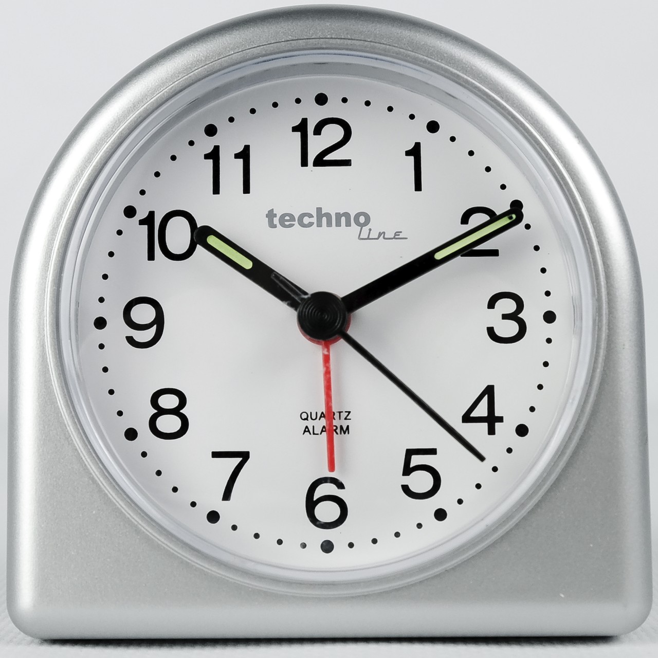 Technoline Modell SD - analoger Quarzwecker mit nachtleuchtenden Zeiger und Weckalarm in silber Technoline Modell SD - analoger Quarzwecker mit nachtleuchtenden Zeiger und Weckalarm in silber von Technoline