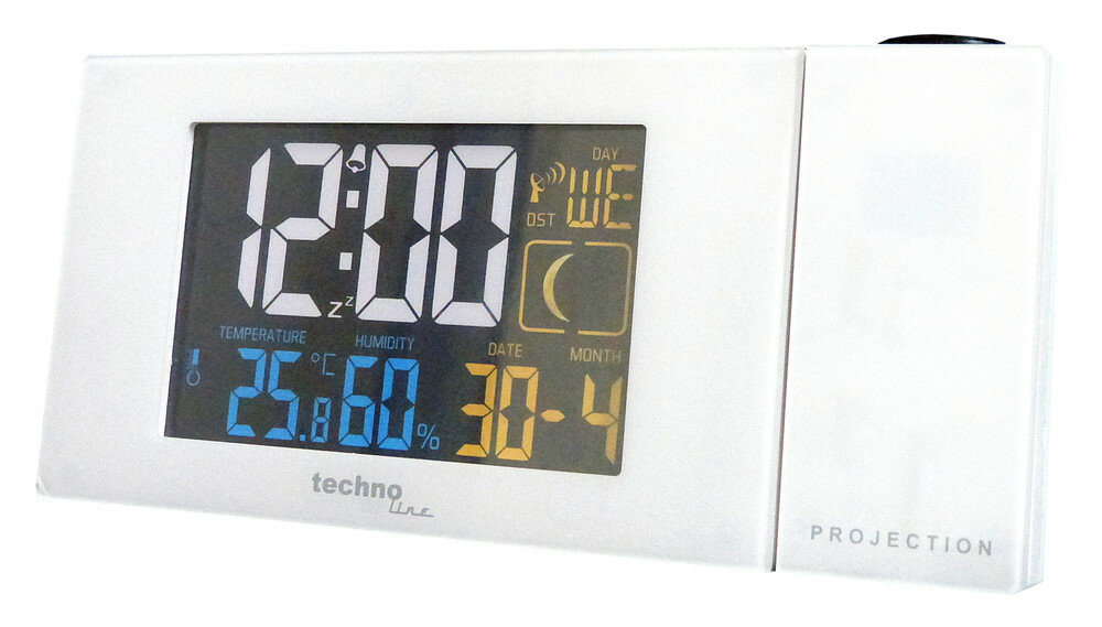 Technoline WT 537 Tischuhr Digitale Tischuhr Rechteckig Weiß Technoline WT 537 Tischuhr Digitale Tischuhr Rechteckig Weiß von Technoline