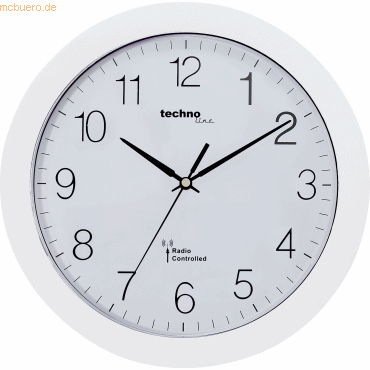 Technoline Wanduhr WT 8000 weiß analog Technoline Wanduhr WT 8000 weiß analog von Technoline