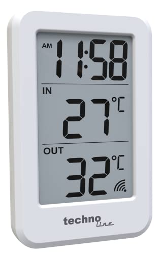 Temperaturstation WS9172, Innentemperatur, Außentemperatur, Uhrzeit, schlicht einfach und gut! von Technoline