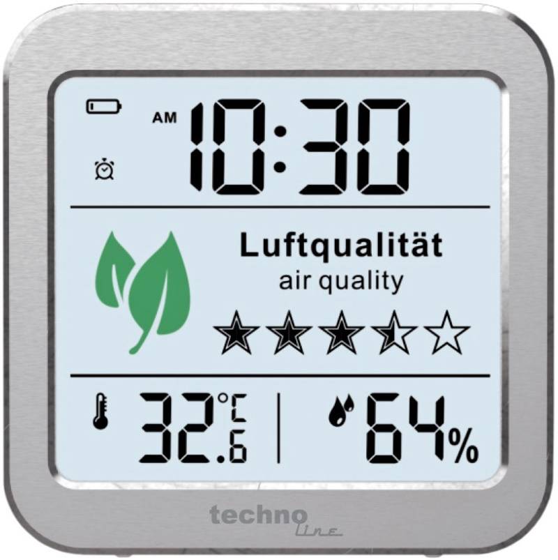 WL 1020 Luftgütemonitor silber von Technoline