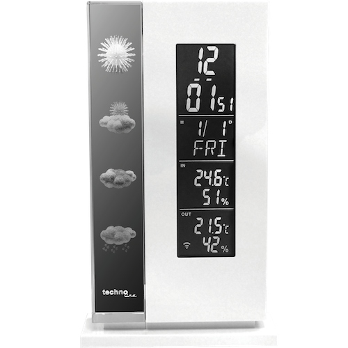 WS 6600 - Moderne Wetterstation mit farbigen LEDs WS 6600 - Moderne Wetterstation mit farbigen LEDs von Technoline