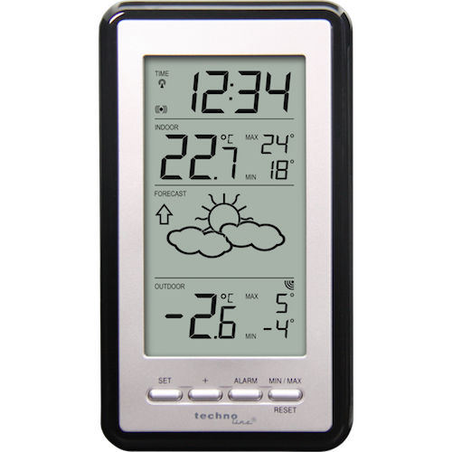 WS 9130-IT - klassische Wetterstation von Technoline
