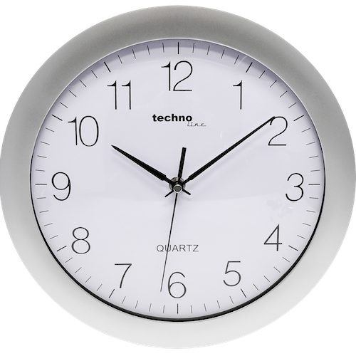 WT 7000 Silber - Quarzwanduhr WT 7000 Silber - Quarzwanduhr von Technoline