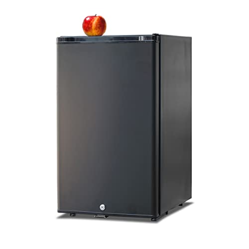 Techomey Camping Kühlschrank, Kühlschrank 12V 230V, Kühlschrank Wohnwagen mit Schloss und Wendetür, Wohnmobil Kühlschrank, Leiser Kühlschrank für Camping, Auto, Zimmer, Schwarz, 50L Techomey Camping Kühlschrank, Kühlschrank 12V 230V, Kühlschrank Wohnwagen mit Schloss und Wendetür, Wohnmobil Kühlschrank, Leiser Kühlschrank für Camping, Auto, Zimmer, Schwarz, 50L von Techomey