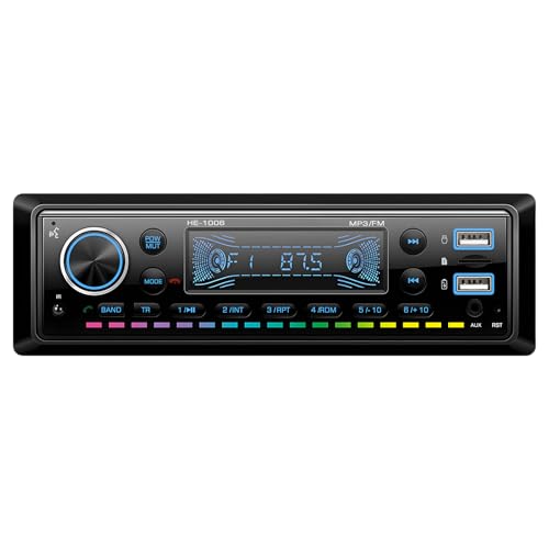 Autoradio 1 Din - Autoradio Bluetoorh Avec Appel Mains libres Bluetooth, Radio FM, Port USB/TF/AUX, réglage de l'éclairage des boutons, Connexion de Protection Autoradio 1 Din - Autoradio Bluetoorh Avec Appel Mains libres Bluetooth, Radio FM, Port USB/TF/AUX, réglage de l'éclairage des boutons, Connexion de Protection von Techschermo
