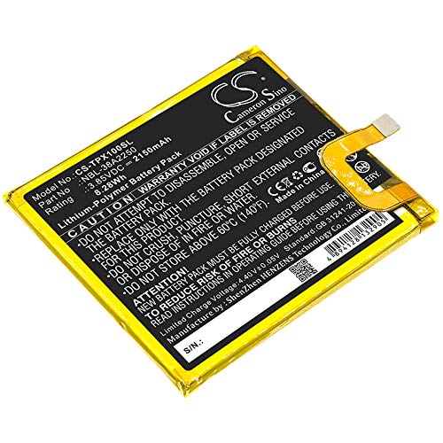 CS-TPX100SL Akkus 2150mAh Kompatibel mit [TP-Link] Neffos X1, Neffos X1 Dual SIM, TP902C, für [Neffos] TP902C, Dual SIM Ersetzt NBL-38A2250 von Techtek