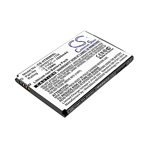 TCTK Akkus 1000mAh Kompatibel mit [HTC] 7 Trophy, M1, PC40100, Spark, T8686, WT7, für [Vodafone] 7 Trophy, für [Verizon] MWP6985, MWP6985VW, Ersetzt 35H00134-17M von Techtek