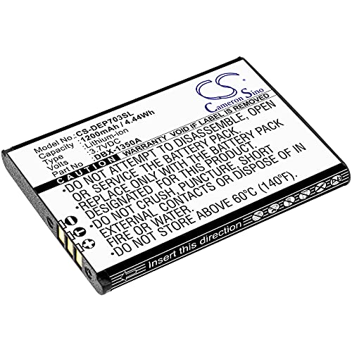 TCTK Akkus 1200mAh Kompatibel mit [Doro] 7030, 7031, 7080, DFC-0270 Ersetzt DBX-1350A FBA von Techtek