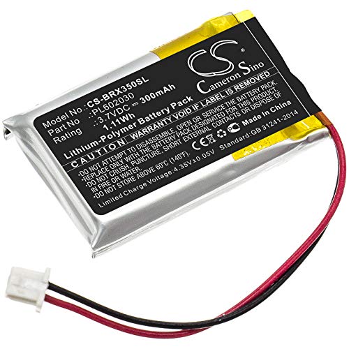 TCTK Akkus 300mAh Kompatibel mit [BlueParrott] VXI B350-XT Ersetzt PL602030 von Techtek