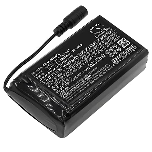TCTK Akkus 6000mAh Kompatibel mit [Macna] Li-po 12v 6a Ersetzt K-BAT-Li-12VOLT-6.0A von Techtek