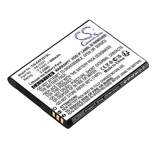 TCTK Akkus 900mAh Kompatibel mit [Emporia] Active Glam, Active Glam 4G, Glam V221 4G, ActiveEglam V221 (4G), Flip Ersetzt AK-V221, AK-V221-4G, AK-V221-4G V1.0 FBA von Techtek
