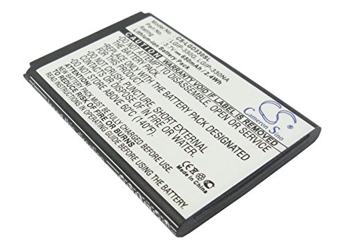 TCTK Akkus 650mAh Kompatibel mit [LG] GB220, GB230, GD350 Ersetzt LGIP-330NA FBA von Techtek