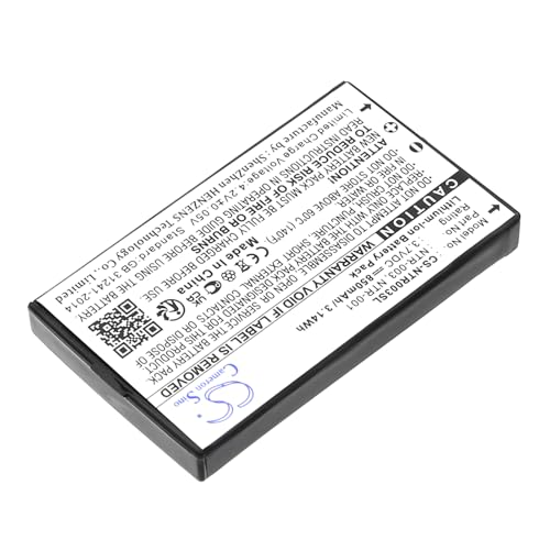 TCTK Akkus 850mAh Kompatibel mit [Nintendo] AGS-001, AGS-003, AGS-101, AGS-A-BP-USA, C/AGS-A-BP-USA, DS NDS, Game Boy Advanced SP, GBA-SP, NDS, SAM-SPRBP(A) Ersetzt BAT-GBASP-1LI, BT-M12, NTR- FBA von Techtek