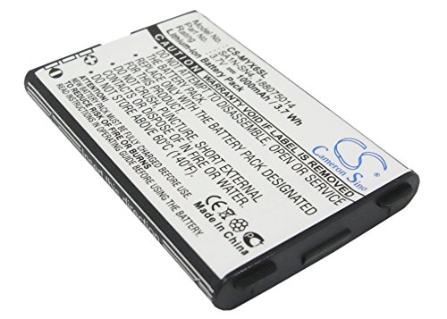 TCTK Akkus 1000mAh Kompatibel mit [Sagem] My-X6, My-X7, MYV-65, MYV-75, MYV65, MYV75, myX-T Plus, MYX6, MYX7, myXT Plus, OT260, OT290 Ersetzt 188075014, BA40, SA1N-SN4, SAJN-SN2, SAKM-SN3, Salm-SN2 von Techtek