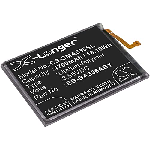 TCTK Akkus 4700mAh Kompatibel mit [Samsung] Galaxy A33 5G, Galaxy A53 5G, A53 2022, SM-A3360, SM-A336B/DSN, SM-A336E, SM-A336E/DS, SM-A336E/DSN, SM-A336N, SM-A5360, SM-A536A, SM-A536B/DS, SM-A536D, S von Techtek
