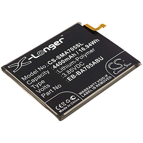 TCTK Akkus 4400mAh Kompatibel mit [Samsung] Galaxy A70, Galaxy A70 2019, SM-A705, SM-A705 SM-A705F, SM-A7050, SM-A705F/DS, SM-A705FN, SM-A705FN/DS, SM-A705GM, SM-A705MN Ersetzt EB-BA705ABE, EB-BA705A von Techtek