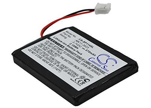 TCTK Akkus 570mAh Kompatibel mit [Sony] CECHZK1JP, CECHZK1UC, Playstation 3 Wireless QWERTY Keypad, PS3 Wireless QWERTY Keypad Ersetzt MK11-2902, MK11-2903, MK11-3023 FBA von Techtek