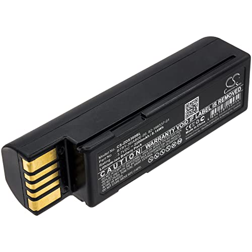 TCTK Akkus 2200mAh Kompatibel mit [Zebra] DS3600, DS3678, EVM, LI3600, LI3678, LS3600, LS3678 Ersetzt 82-166537-01, BT-000341-01, BTRY-36IAB0E-00 von Techtek
