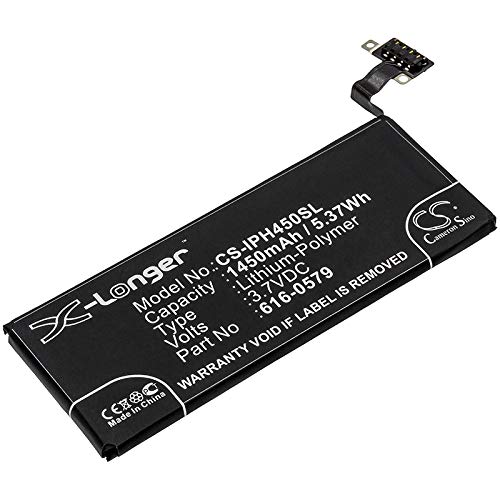TECHTEK akku Kompatibel mit [Apple] A1387, A1431, iPhone 4S, iPhone 4S 16GB, iPhone 4S 32GB, iPhone 4S 64GB, MC918LL/A, MC919LL/A, MC920LL/A, MC921LL/A, MD269LL/A, MD276LL/A, MD277LL/A, MD278LL/A FBA von Techtek