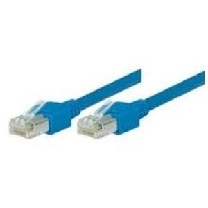 Dätwyler Patchkabel S/UTP, Cat 5e, blau, 20,0 m hochflexibel, mit Hirosesteckern TM11 (71920B) von Tecline