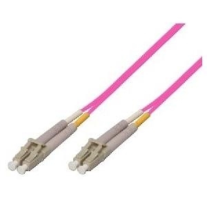 LWL Patchkabel, 50/125 µm, OM4-Faser, LC Duplex Stecker/Stecker, aqua, 10,0 m (39885310) von Tecline