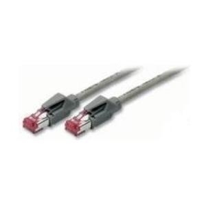 Patchkabel S/FTP, PiMF, Cat 6, grau, 7,5 m halogenfrei, mit Draka-Kabel und Hirosesteckern TM21 (bisherige Bezeichnung S/STP) (71807) von Tecline