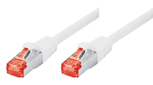 Tecline 71501W Category 6 Ethernet Kabel mit schmalem Knickschutz (1,0 m) weiß von Tecline