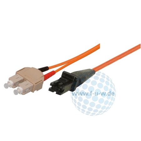 Tecline 75003 OM2-Faser LWL-Kabel (50/125 µm, 3,0 m) orange von Tecline