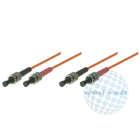 Tecline 75810 OM2-Faser LWL-Kabel (50/125 µm, 10,0 m) orange von Tecline