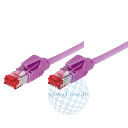 Tecline Category 6A Ethernet Kabel (0,3 m) Erikaviolett von Tecline