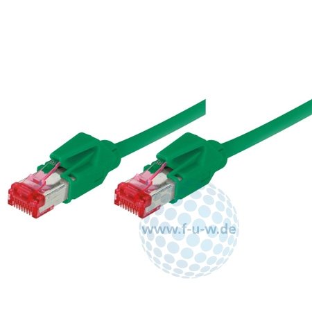 Tecline Category 6A Ethernet Kabel (0,3 m) grün von Tecline