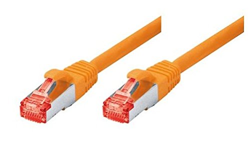 Tecline Category 6A Ethernet Kabel (1,5 m) orange von Tecline